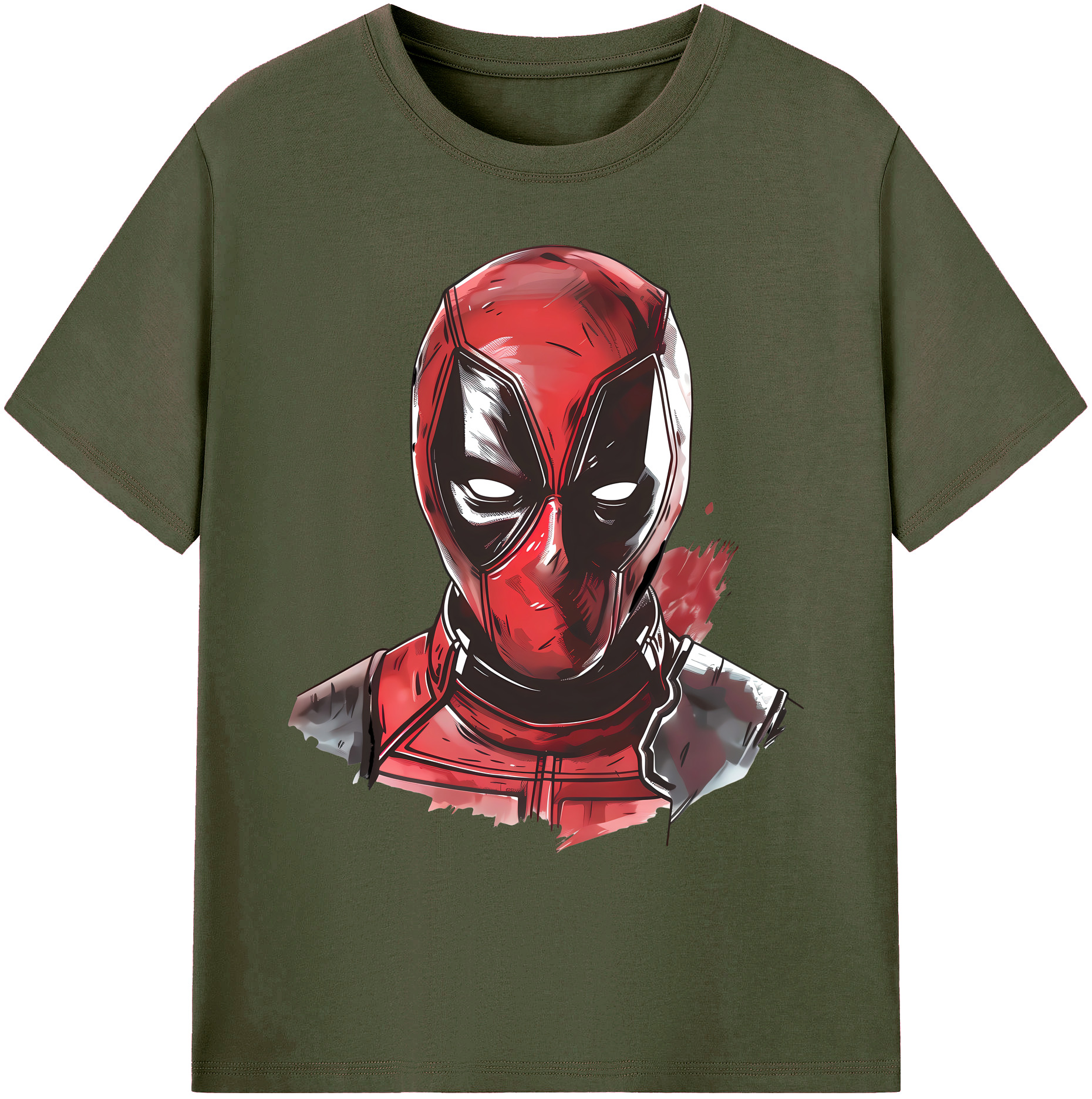 （画像用） Deadpool デッドプール 綿100％ メンズ半袖Tシャツ｜肌触りやわらか＆通気性